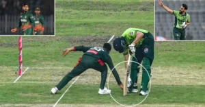Salman Ali Agha and Mehidy Hasan Miraz react to the run-out controversy after Pakistan’s emphatic win over Bangladesh in 2nd ODI