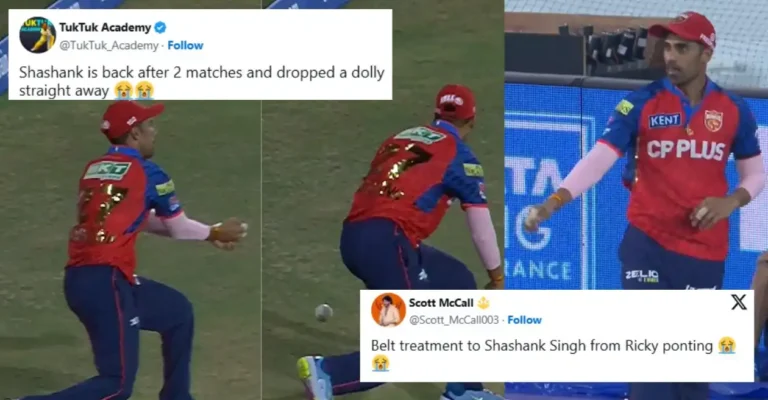 IPL 2026: Fans brutally troll Shashank Singh as he drops a sitter during SRH vs PBKS clash