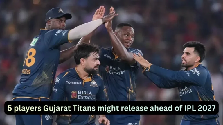 5 players Gujarat Titans might release ahead of IPL 2027