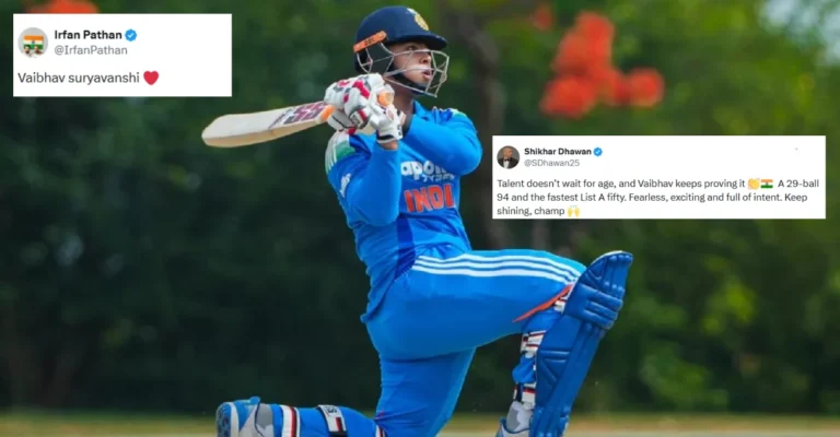 Fans erupt as Vaibhav Suryavanshi smashes fastest List A fifty to power India A to tri-series title