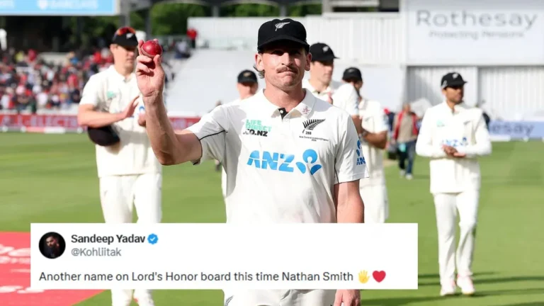 Fans go gaga as Nathan Smith’s 6-wicket haul turns the tide for New Zealand against England on Day 2 of Lord’s Test