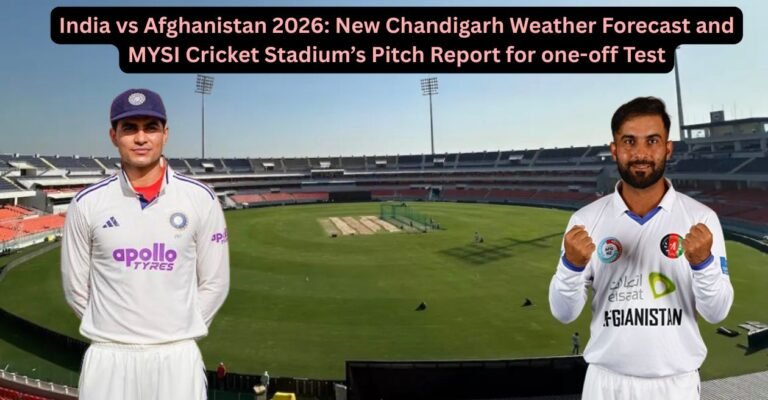 India vs Afghanistan 2026: New Chandigarh Weather Forecast and Maharaja Yadavindra Singh International Cricket Stadium’s Pitch Report for one-off Test