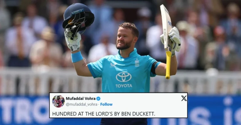 Fans erupt as Ben Duckett lights up Lord’s with splendid century during ENG vs IND 3rd ODI