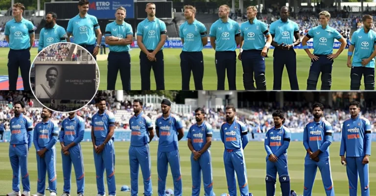 WATCH: India and England players pay heartfelt tribute to Sir Garfield Sobers during the 3rd ODI at Lord’s