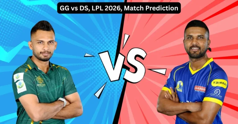 GG vs DS, LPL 2026, Match Prediction: Who will win today’s game between Galle Gallants and Dambulla Sixers?