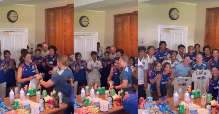 WATCH: India give emotional farewell to Heather Knight and Tammy Beaumont after historic Lord’s Test