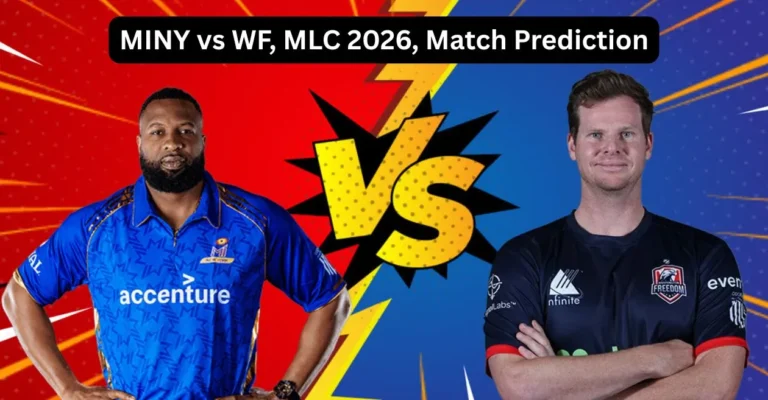 MINY vs WF, MLC 2026, Match Prediction: Who will win today’s game between MI New York and Washington Freedom?