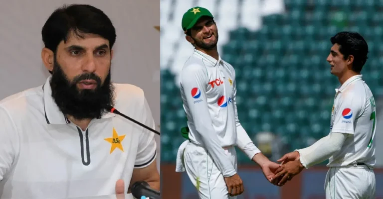 Misbah-ul-Haq explains why Shaheen Afridi and Naseem Shah were dropped from Pakistan’s Test squad