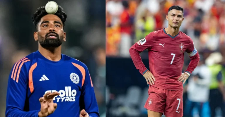 Mohammed Siraj shares heartfelt post for Cristiano Ronaldo after Portugal’s FIFA World Cup 2026 exit