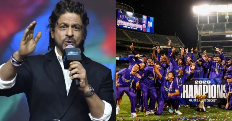 Shah Rukh Khan celebrates as LA Knight Riders lift maiden Major League Cricket title