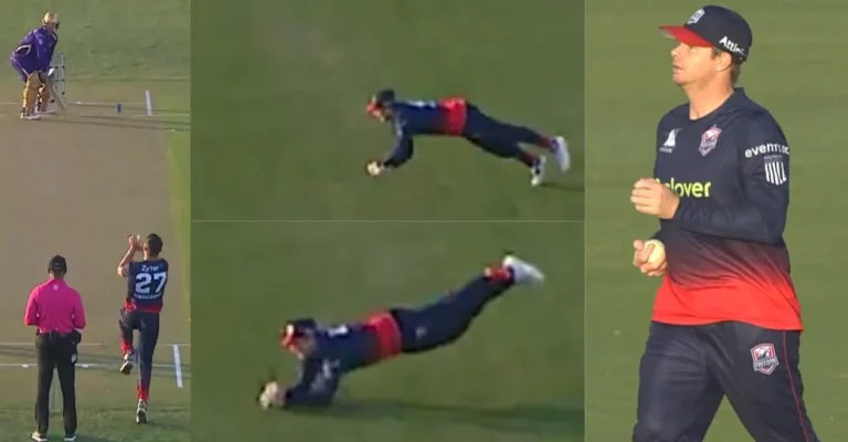 MLC 2026 [WATCH]: Steve Smith pulls off sensational diving catch to dismiss Colin Munro during WF vs LAKR clash