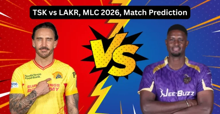 TSK vs LAKR, MLC 2026, Match Prediction: Who will win today’s game between Texas Super Kings and Los Angeles Knight Riders?