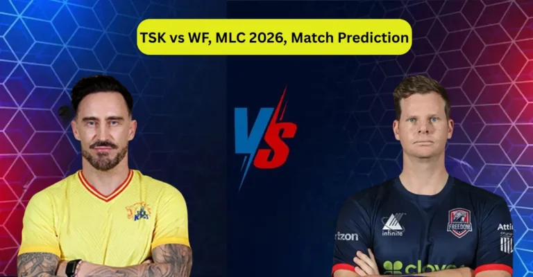 TSK vs WF, MLC 2026, Match Prediction: Who will win today’s game between Texas Super Kings and Washington Freedom?