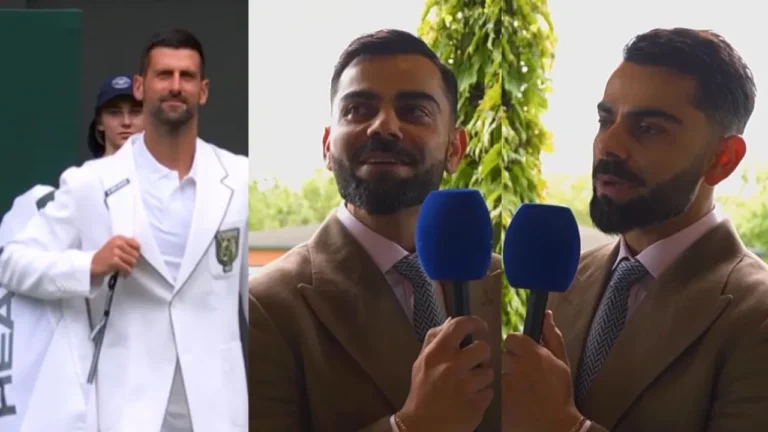 WATCH: Virat Kohli reflects on his message exchange with Novak Djokovic during his Wimbledon appearance