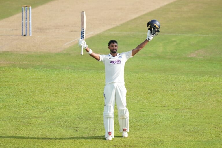 Padikkal’s maiden century leads India’s dominance
