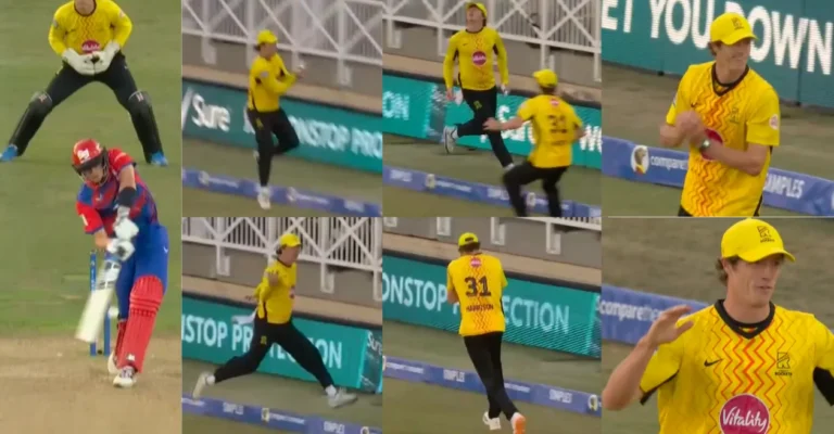 WATCH: Finn Allen and Calvin Harrison pull off stunning relay catch to dismiss Jamie Smith as Southern Brave beat Trent Rockets in The Hundred Men’s 2026