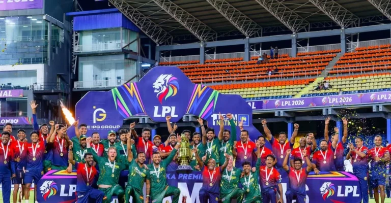 Galle Gallants clinch Lanka Premier League 2026 title after 5-wicket win over Jaffna Kings