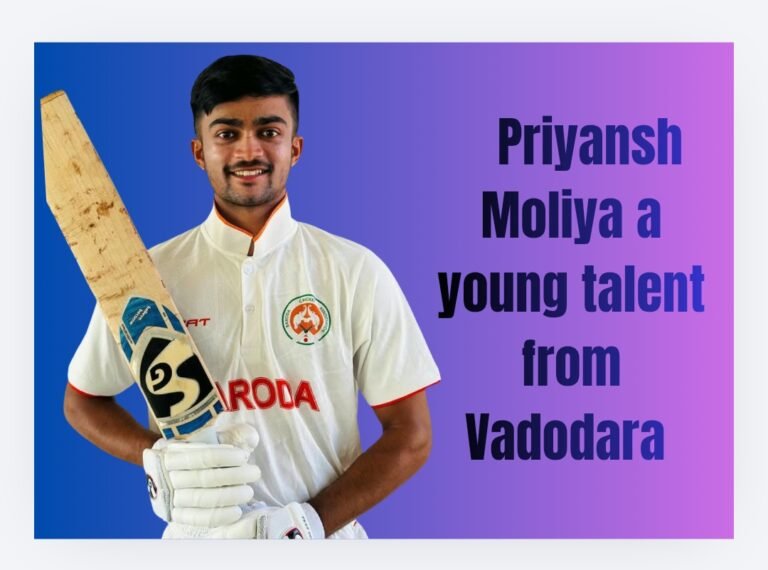 Leading from the Front!Priyanshu Moliya named captain of Rest of India U-23 for Col. C.K. Nayudu Trophy winners match