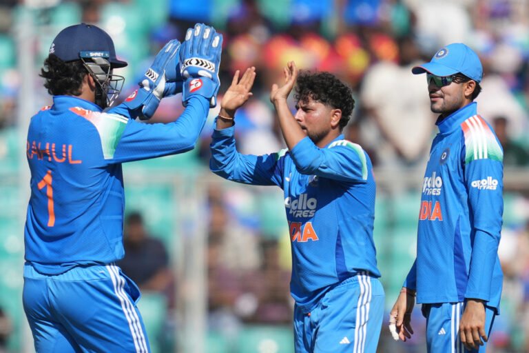 Kuldeep four-for trips West Indies up after Greaves’ century